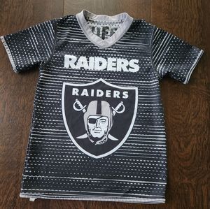 Raiders 🏈 Football Reversible NFL Flag Jersey Griffin Boys Size Medium EUC $16